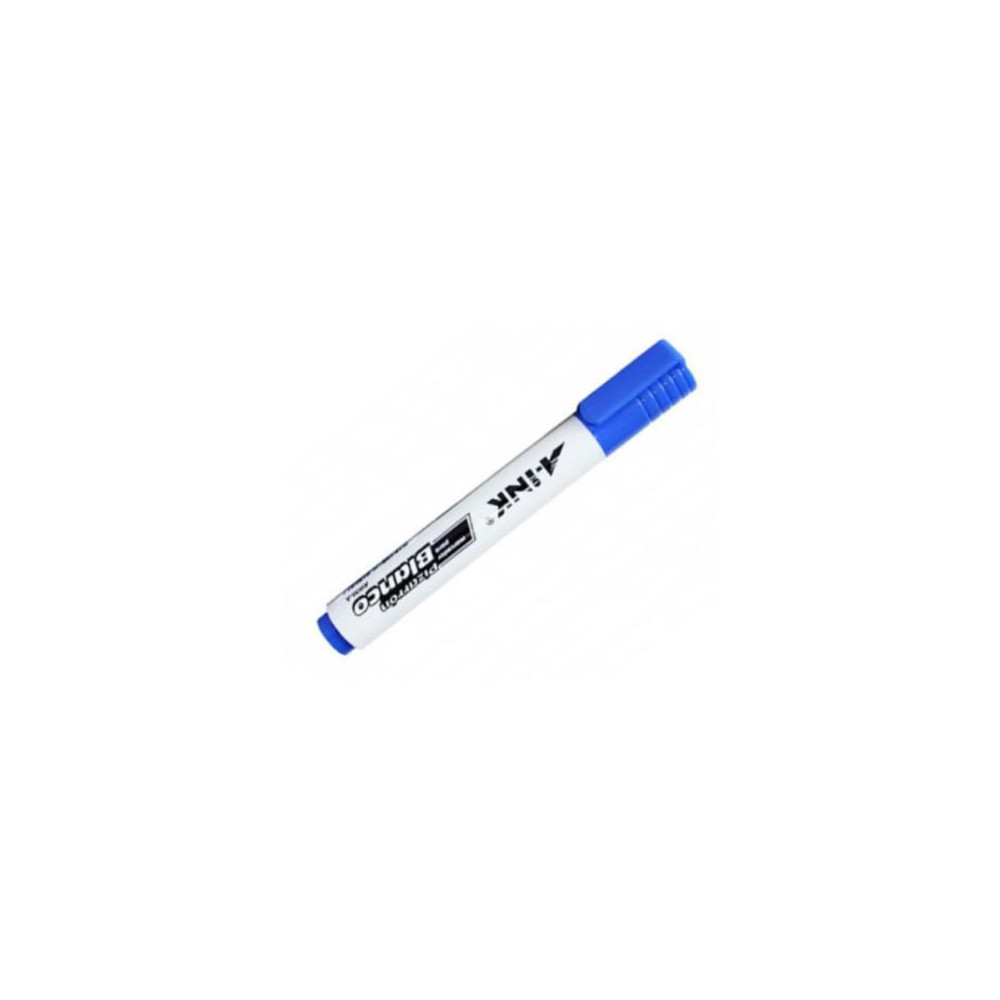 Marcador A-Ink Pizarrn Blanco Punta Cincel 5mm Color Azul C/12 Pzas [ AWM-A ]