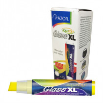 Marcador Azor Aquarelo Glass XL Color Amarillo Pqte C/4 Pzas [ 22025AM ]