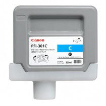 Tinta Canon PFI-301C Color Cian de 330ML [ 1487B001AA ]