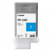 Tinta Canon PFI-120C 130ml Color Cian [ 2886C001AA ]