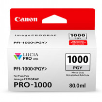 Tinta Canon PFI-1000R GY Lucia Pro Ink Tank 80ML Color Gris [ 0553C003AB ]