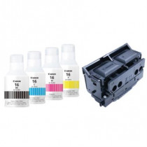 Cabezal PH-S + Kit de Tintas GI-16 (BK C M Y) para Serie Maxify GX Canon [ 4659C005AA ]