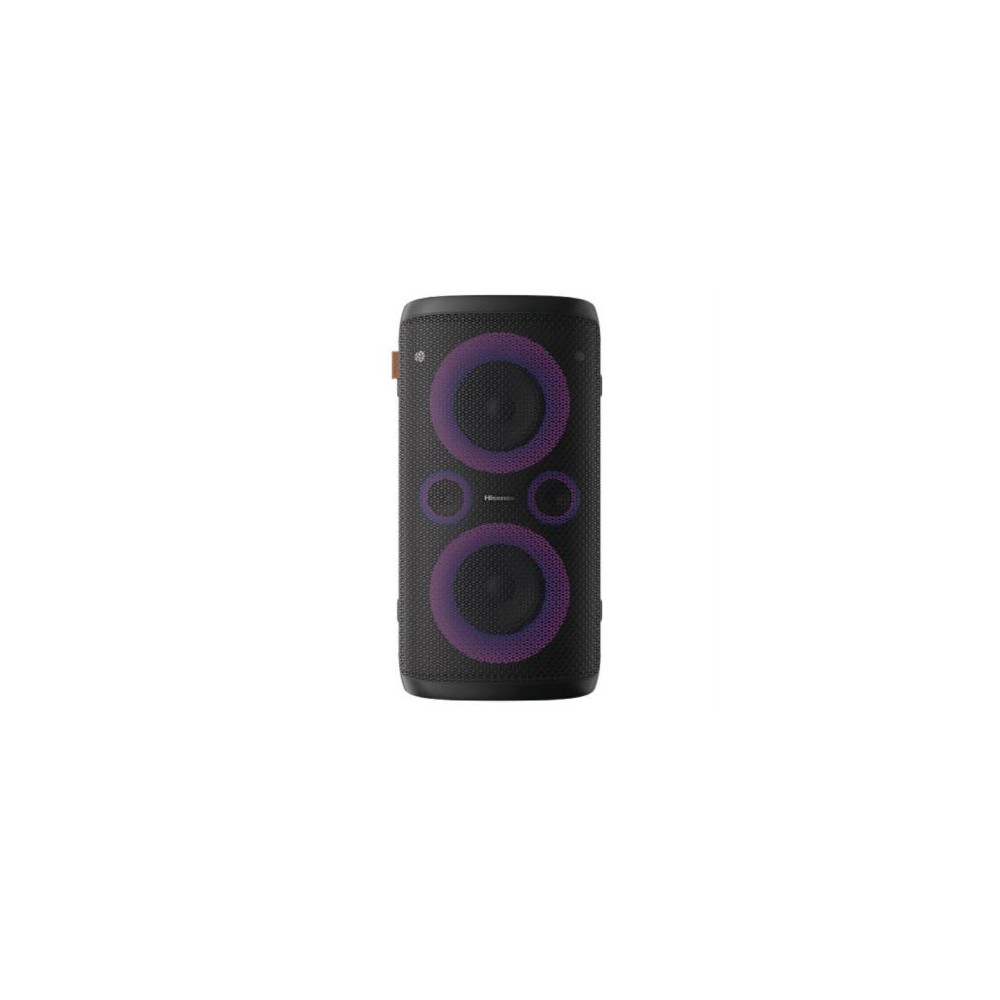 Bocina Hisense Party Rocker One 300W 2 Vias Exterior/Interior con Subwoofer IPX4 Pantalla LED BT/FM/ [ Party-Rocker-One ]