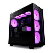 GABINETE NZXT H7 ELITE RGB /NEGRO/CON VENTANA/MIDI-TOWER/MICRO-ATX/4VENTILADORES/GAMER. [ CM-H71EB-02 ][ CS-973 ]