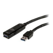 CABLE EXTENSOR ALARGADOR USB 3.0 SUPERSPEED ACTIVO DE 3M - USB A MACHO A HEMBRA - NEGRO - STARTECH.C [ USB3AAEXT3M ][ CB-2173 ]